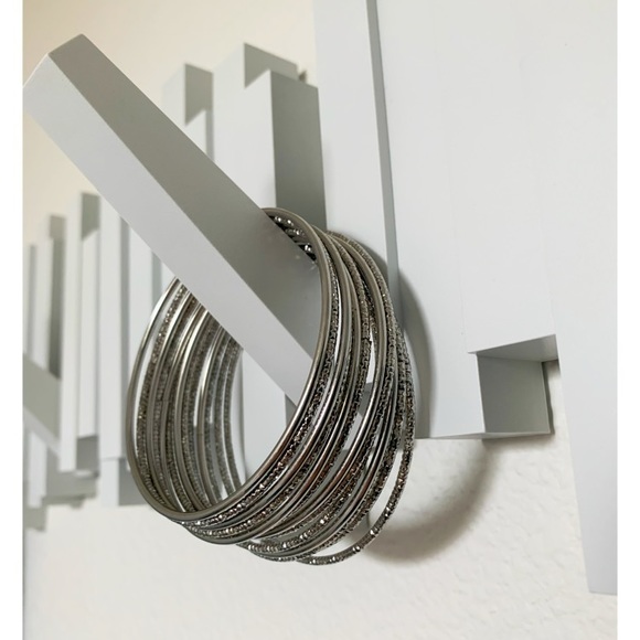 Silver Color Bracelet Stack - Picture 2 of 2